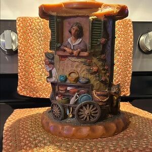 Gunter Krezen German hand craved large candle
